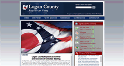 Desktop Screenshot of logancountygop.com